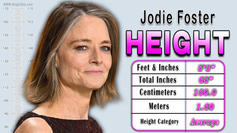 Jodie Foster Height