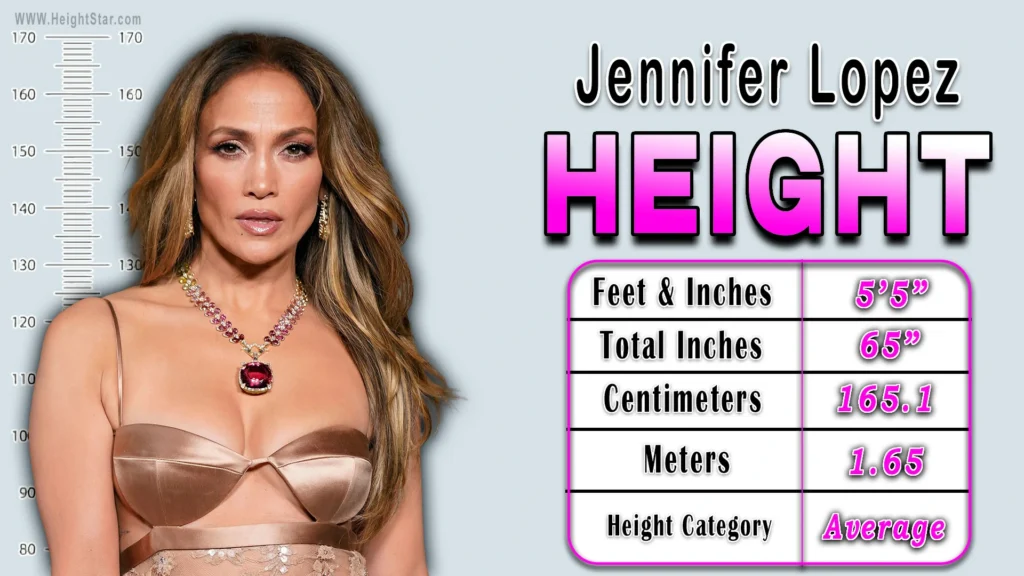 Jennifer Lopez Height
