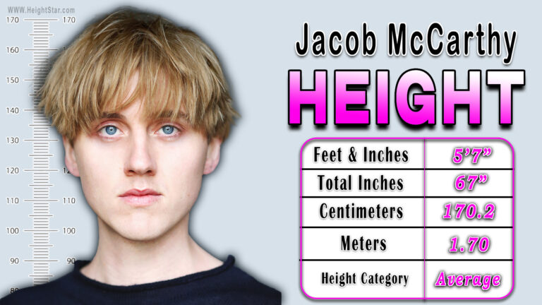 Jacob McCarthy Height – How Tall Is He?