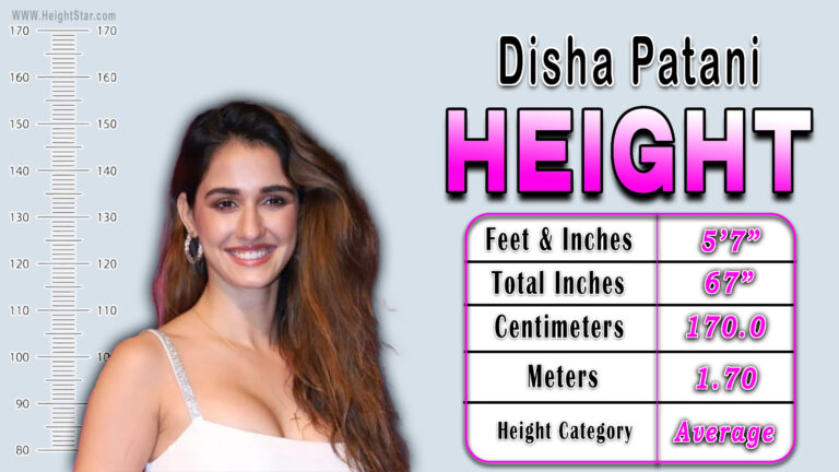 Disha Patani Height