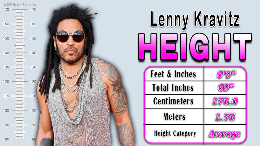 Lenny Kravitz Height