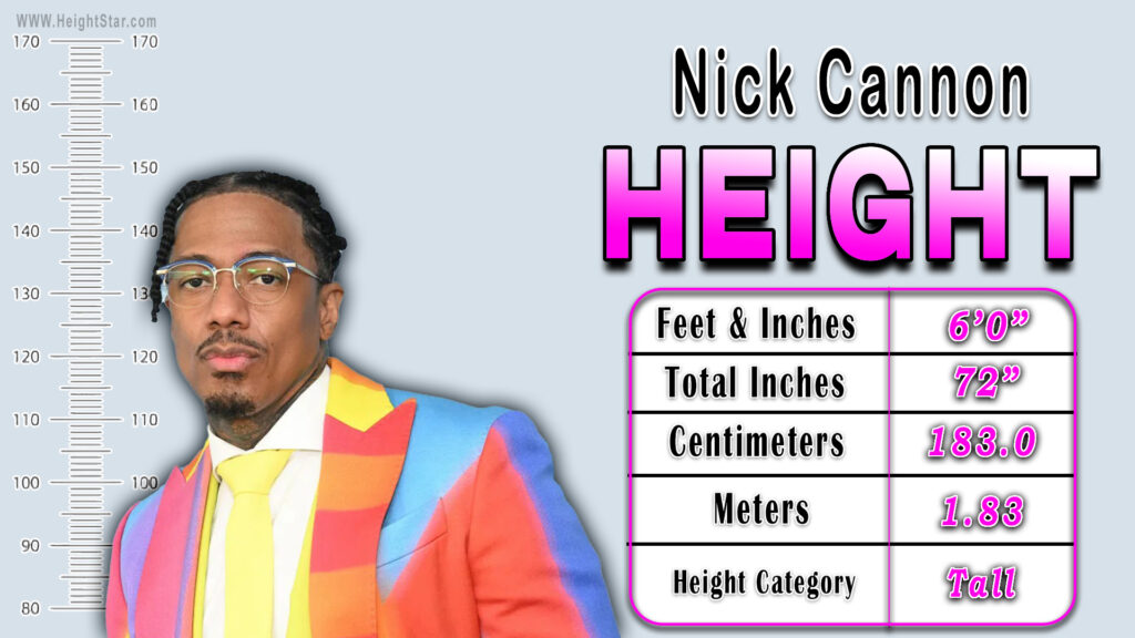 Nick Cannon Height