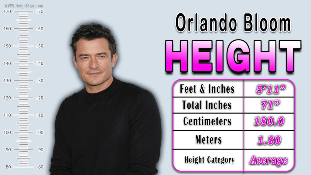 Orlando Bloom Height