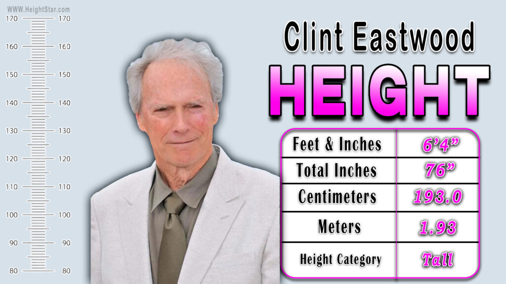 Clint Eastwood Height