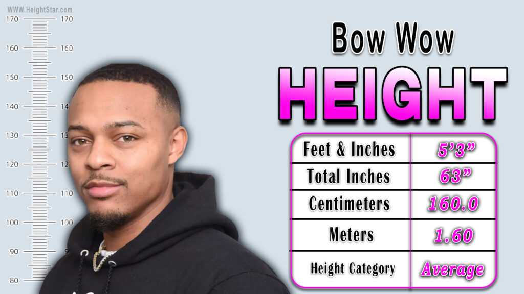 How Tall Is Bow Wow?