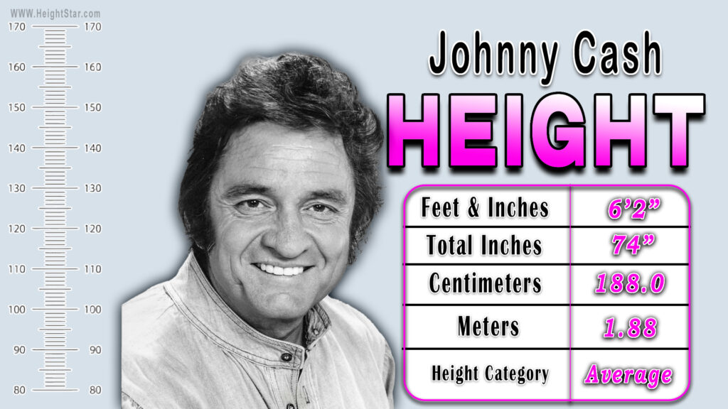Johnny Cash Height