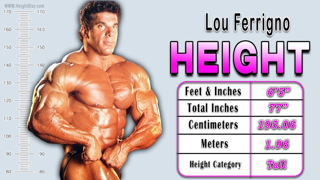 Lou Ferrigno Height