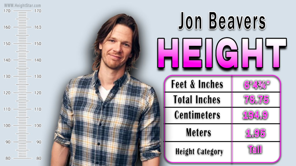 How Tall Is Jon Beavers