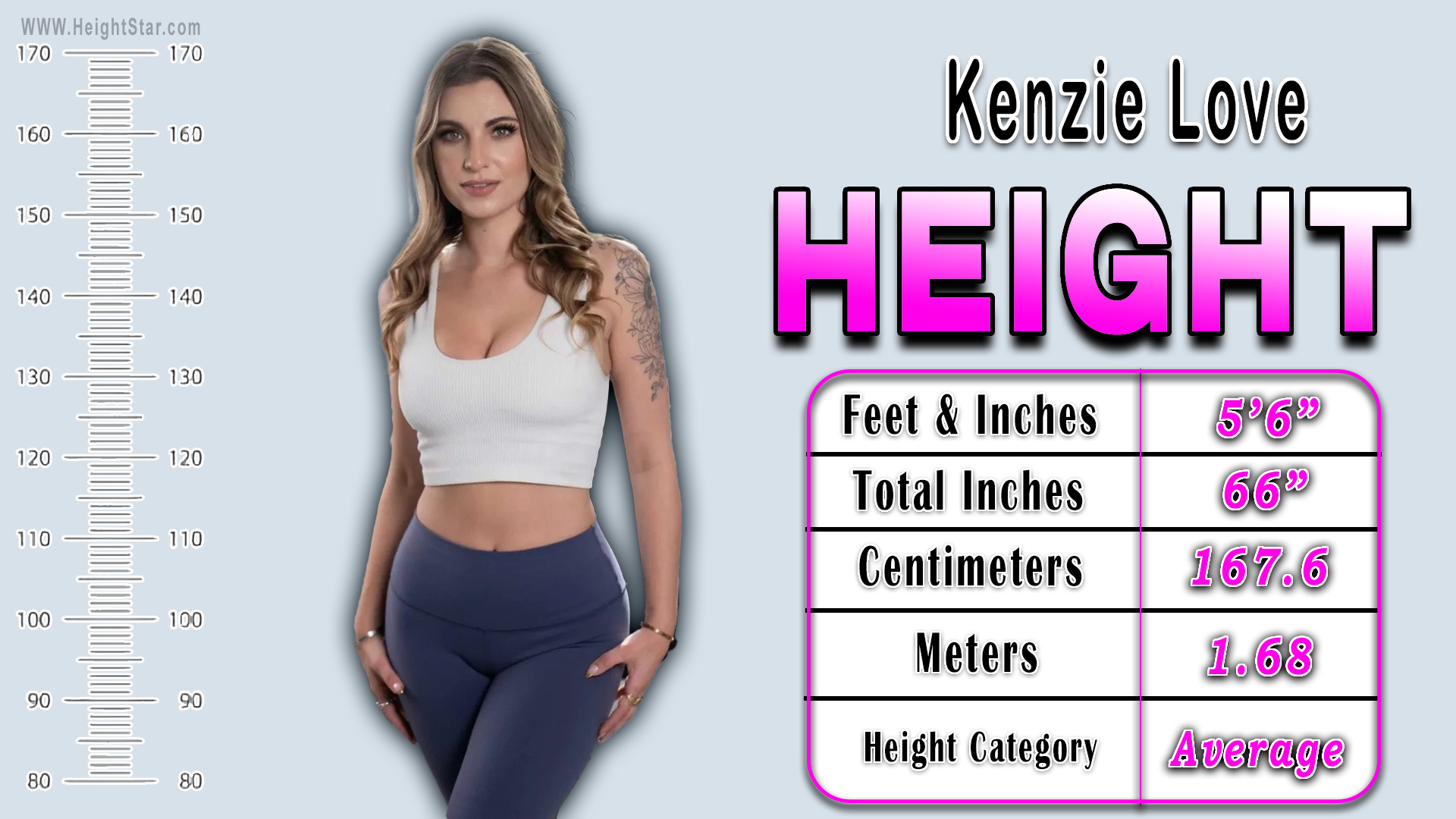 Kenzie Love Height