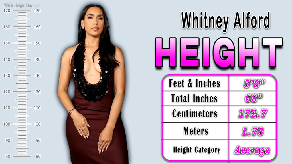 Whitney Alford Height