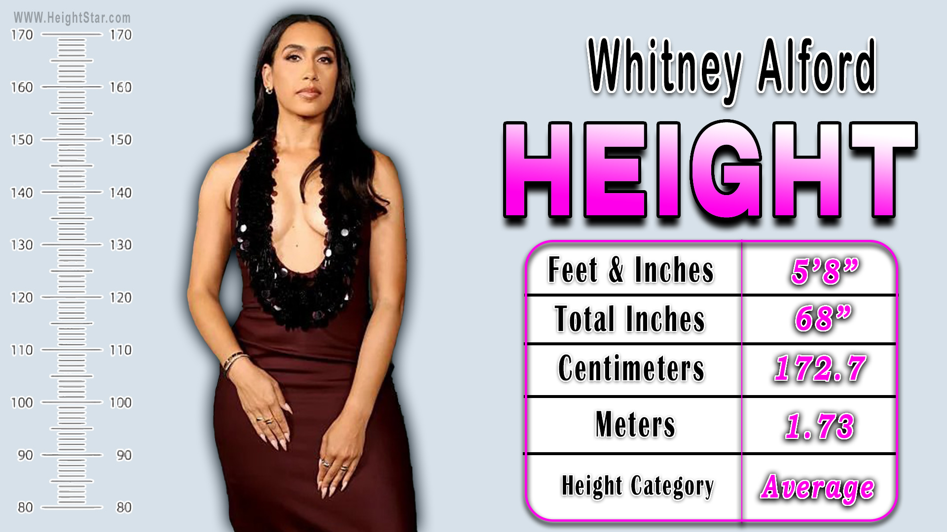 Whitney Alford Height