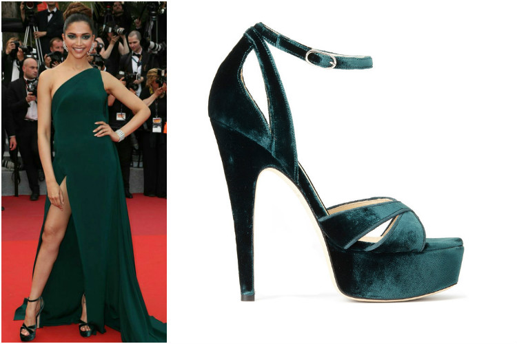 Deepika Padukone height in heels showing her taller red carpet appearance