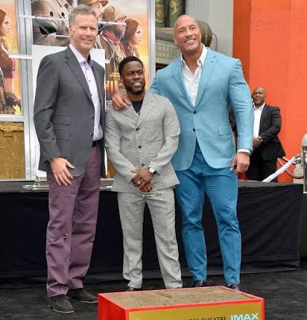 Will Ferrell height comparison with Kevin Hart and Dwayne Johnson