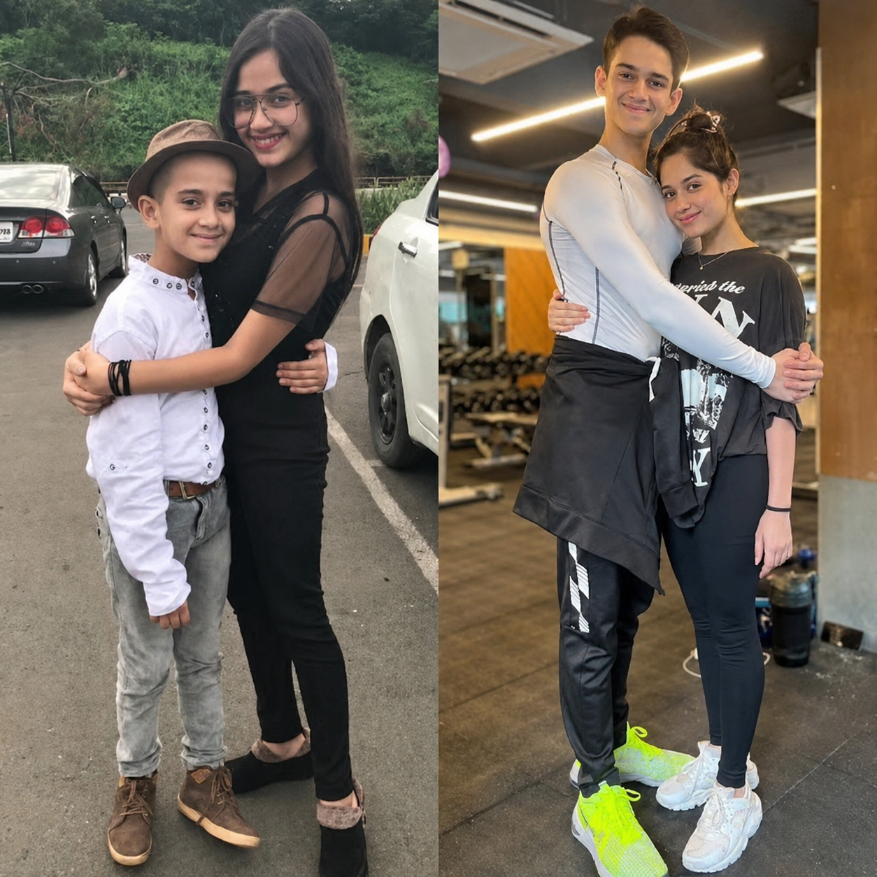 Ayaan Zubair height growth compared with Jannat Zubair