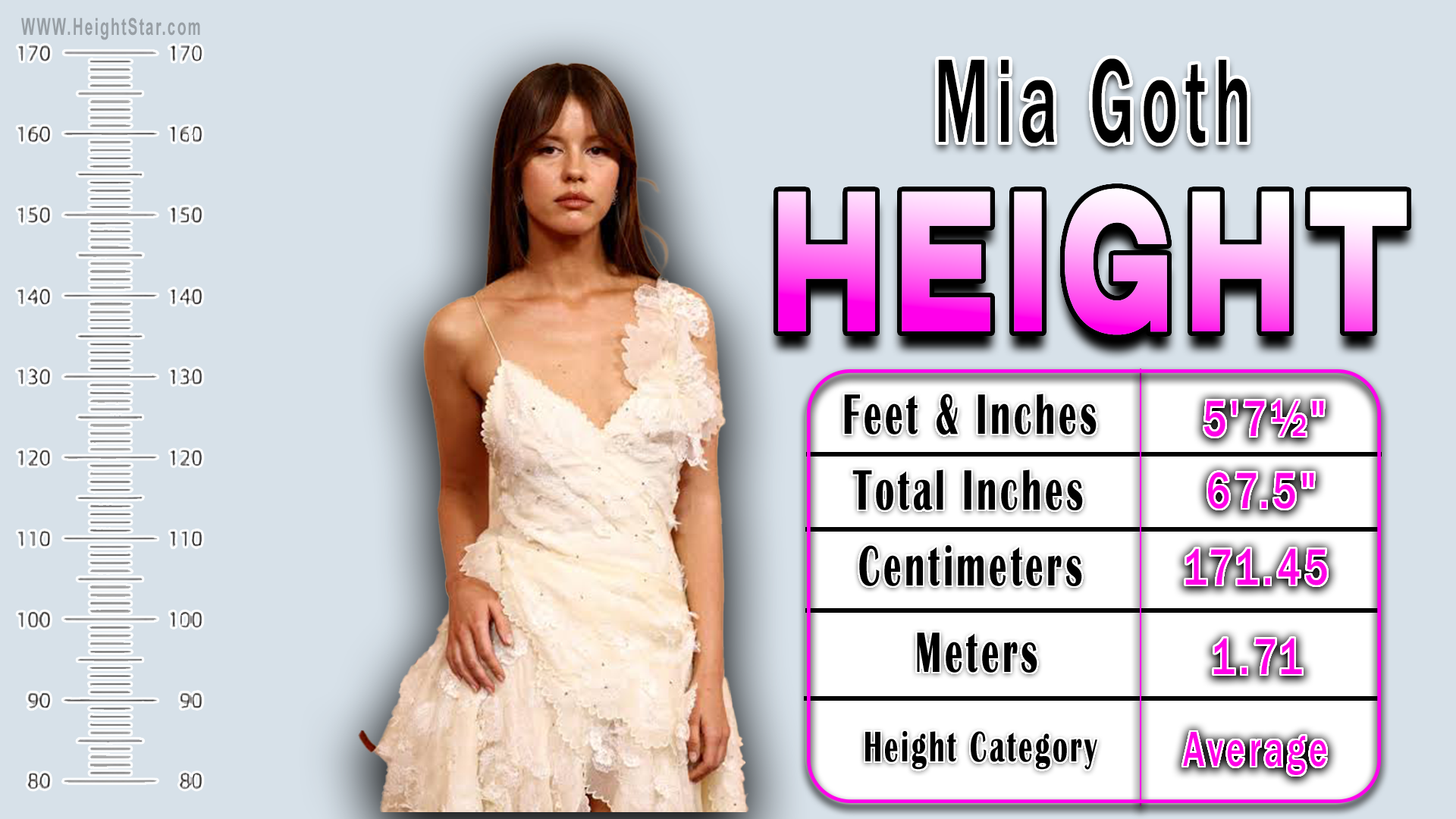 Mia Goth Height